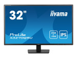 Monitors iiyama ProLite X3270QSU-B1 - 31.5" WQHD IPS 100Hz Monitor with USB Hub
