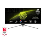 MSI MAG 345CQR Curved 34" UWQHD VA 180Hz 300cd/m2 1ms AMD FreeSync Premium