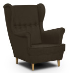 Svetainės fotelis Malmer, rudas