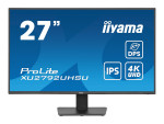 Monitor iiyama ProLite XU2792UHSU-B6 - 27 inch 4K UHD IPS Display with 4ms Response Time and USB Hub