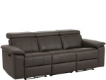 Trivietė sofa Loft Tanaro, ruda