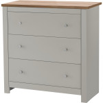 Komoda Notio Living Emerald, ruda/smėlio