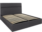 Lova Notio Living Gabbon 180x200 cm, tamsiai pilka
