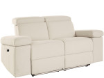 Dvivietė sofa Loft24 Rayland, balta