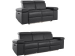 Trivietė sofa Loft24 Rayland, juoda