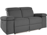 Sofa-reglaineris Loft24 Rayland, pilka