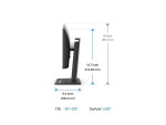 BenQ GW2490T namų biuro monitorius 23,8 colio IPS 1080p, 100 Hz, ergonomiškas dizainas, sRGB 99%, VESA, HDMI, DP, B.I., Žemas