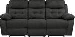 Sofa-reglaineris Loft24 Manuel, pilka