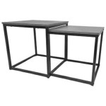 2-jų kavos staliukų komplektas Torsten, pilkas