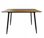 Stalas Ivor, 140x80x75 cm, rudas
