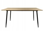 Stalas Ivor, 160x90x75 cm, rudas/juodas