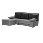 Minkštas kampas Bellezza Eres, pilkas/juodas