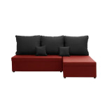 Minkštas kampas Bellezza Bodo, raudonas/juodas