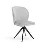 Valgomojo kėdė Wood Garden Aine Twist, pilka