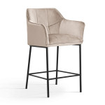 Baro kėdė Wood Garden Boston, smėlio spalvos