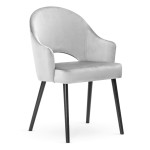 Valgomojo kėdė Wood Garden Goda Plus, pilka