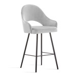 Baro kėdė Wood Garden Goda, pilka