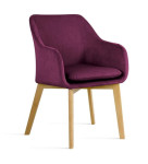 Valgomojo kėdė Wood Garden Huan, violetinė