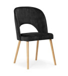 Valgomojo kėdė Wood Garden Jazz, juoda