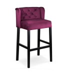 Baro kėdė Wood Garden Manchester, violetinė