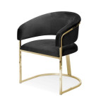 Valgomojo kėdė Wood Garden Marcille, juoda