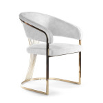 Valgomojo kėdė Wood Garden Marcille III, pilka