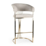 Baro kėdė Wood Garden Marcille III, pilka