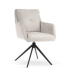 Valgomojo kėdė Wood Garden Monica, pilka