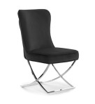 Valgomojo kėdė Wood Garden Scarlet, juoda