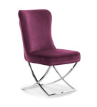 Valgomojo kėdė Wood Garden Scarlet, violetinė