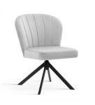 Valgomojo kėdė Wood Garden Shelly Twist, pilka