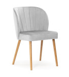 Valgomojo kėdė Wood Garden Shelly Plus, pilka