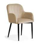 Valgomojo kėdė Wood Garden Tulip, smėlio spalvos