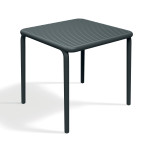 Sodo stalas „Ferne Brene“ plastikinis, praktiškas, pilkas, 79x79 cm