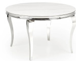 Valgomojo stalas Halmar Reginald, sidabrinis