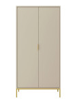 Spinta Austin, 100x55x205,4 cm, ruda/auksinė