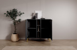 Komoda Tili 2D 3P, juoda