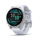 Išmanusis Laikrodis - Garmin Fenix 8 1.3" AMOLED GPS Jutiklinis Ekranas 43mm Sidabrinis