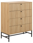 Komoda Actona Albany, 80,6x40x100 cm, ruda