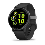 Išmanusis laikrodis - GARMIN - Vivoactive 5 - Juodas silikono dirželis