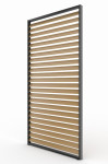 Pergola priedas Mirpol Luxe žaliuzinė plokštė 90x238cm aliuminis smėlio spalvos