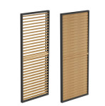 „Mirpol LUXE“ 123x238 cm reguliuojama aliuminio lamelių pergolos šoninė sienelė