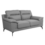 Dvivietė sofa Home4You Enzo, pilka