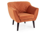 Signal Meble Karo 1 Velvet Brown Armchair