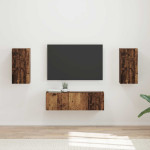 TV sieninio kabineto komplektas 4 pcs Senas medis