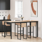 Baro stalas Natūrali 110 x 55 x 105 cm Kietos pušies mediena